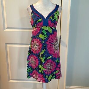 Floral print dress from Lily Pulitzer. Size2